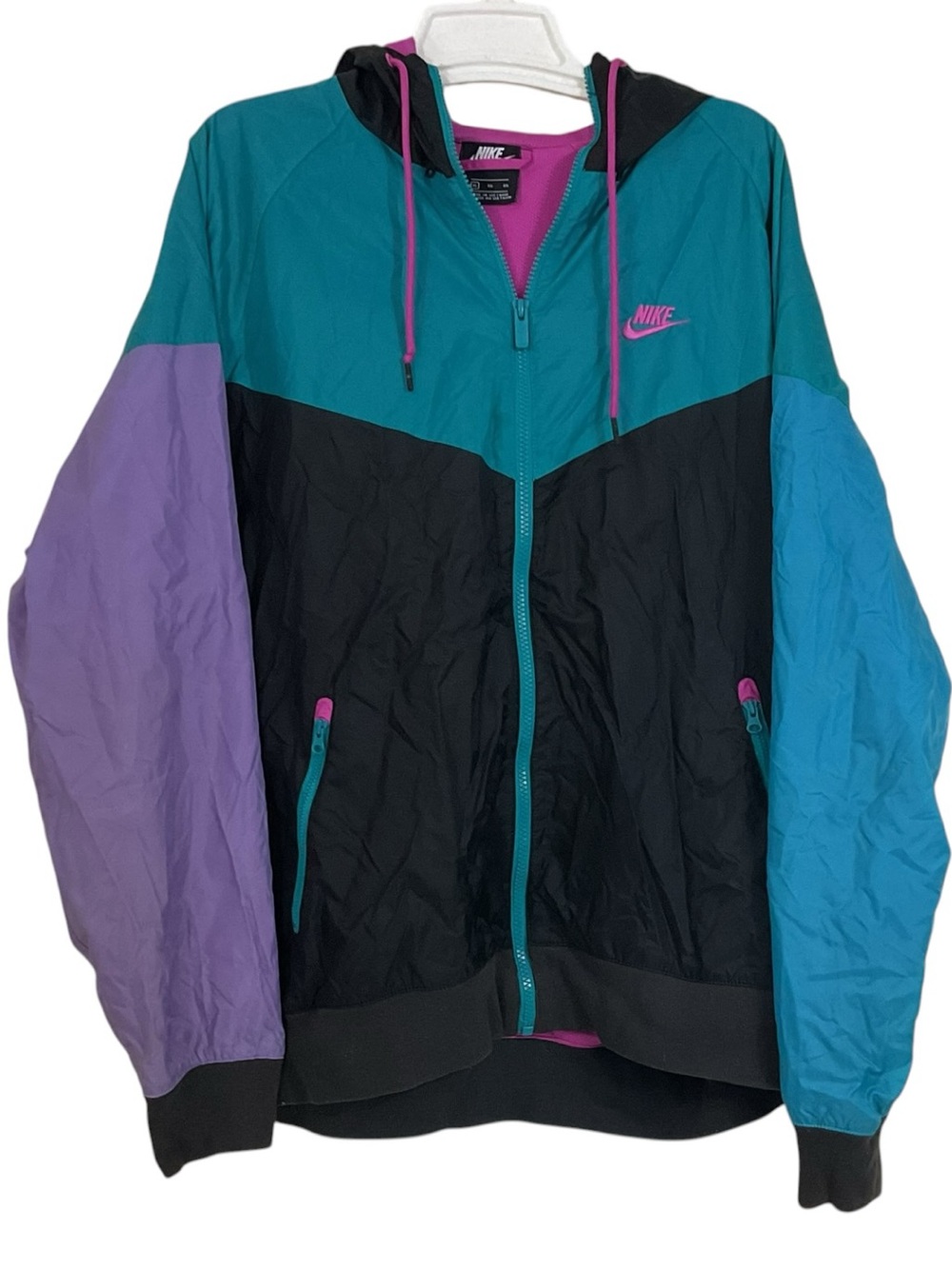 Nike Sportswear Windrunner Jacket AR2191-012 Running Hooded Full Zip XL Windbrea